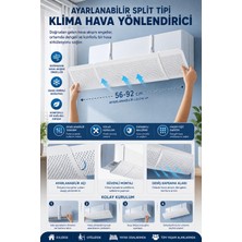 Premini Açık Renkli Ayarlanabilir Klima Hava Yönlendirme Siperliği
