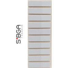 Sibga Tasarım Şeffaf Açık Gri Renkli Kitap Ayracı Ayraç Sticker Not Kağıdı 200 Yaprak