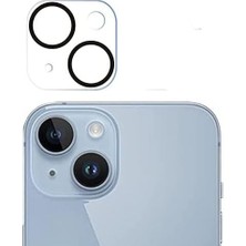 Trend iPhone 14 ve 14 Plus Uyumlu Kamera Lens Koruyucu Temperli Cam Kamera Koruyucu 9h Sertlik Hd Ş