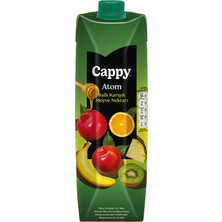 Cappy Atom Ballı Karışık Meyve Nektarı Karton Kutu 1 L (4'li Paket)