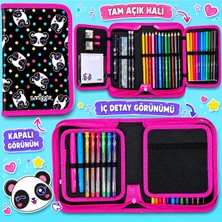 Smiggle Budzz Serisi Panda Kalemkutu Kırtasiye Seti