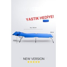 Proger Katlanır Kampet Şezlong Yastıklı Kademeli Sırt Ayarlı Uzanma Yatağı Bahçe, Plaj ve B