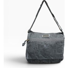 Old Cotton Cargo Kumaş Postacı Omuz Çantası Unisex Mulater Bag Oil Antrasit