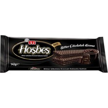 Eti Hoşbeş Bitter Çikolata Kremalı Gofret 142 G (4'li Paket)