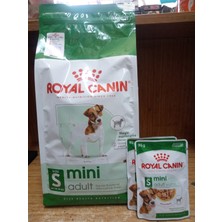 SY Royal Canin Mini Adult Yetişkin Köpek Kuru Maması 1.5 Kg+2 Adet Royal Canin S Mini Köpek Yaş Mama 85 gr