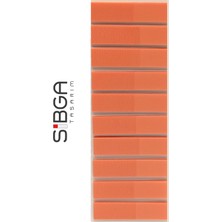 Şeffaf Turuncu Renkli Postit Post-It Post It. Kitap Ayracı Ayraç Postit Sticker Not Kağıdı 200 Yaprak