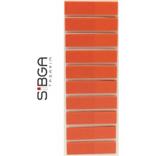 Şeffaf Turuncu Renkli Postit Post-It Post It. Kitap Ayracı Ayraç Postit Sticker Not Kağıdı 200 Yaprak