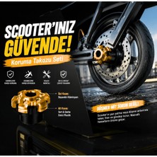 Bisiklet Dünyam Yarı Metal Elektrikli Scooter Koruma Takozu Ön Arka Takım