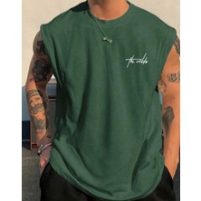 Nigrum Pardus Nıgrum Pardus The Wılds Baskılı %100 Pamuk Yeni Trend Büyük Beden Kolsuz Erkek T-Shirt