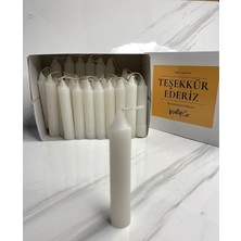 40 Adet Bakkal Mumu 10 cm Fitilli