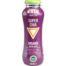 Elite Naturel Elite Detox  Super Hero (Chia) 200 ml (4'li Paket)