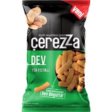 Çerezza Dev Yer Fıstıklı Mısır Çerezi Parti Boy 145 G (5'li Paket)