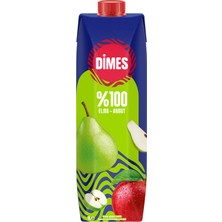 Dimes %100 Rende Elma Armut Meyve Suyu 1 L (4'li Paket)