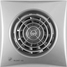 Premini SILENT-100 Cz Gümüş Fan, Krom Renk, Geri Tepme Ventili, 95 M3/h