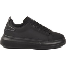 United Colors Of Benetton Siyah Bağcıklı Hafif Erkek Sneaker BNI-12081 M