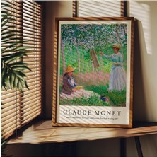 Tanıtım Monet Çerçevesiz Poster, Modern Dekoratif Çerçevesiz Poster, Tablo, Monet-12, 40 x 50