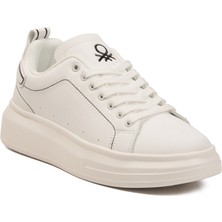 United Colors Of Benetton Beyaz Bağcıklı Hafif Erkek Sneaker BNI-12081 M