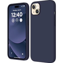 iPhone 13 / iPhone 14 Kılıf 6.1 ile Uyumlu, Uruchi Ince Sıvı Silikon 3 Katmanlı Tam Kaplamalı