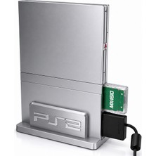 Yapı3D 🎮🖤 Ps2 Vertical Stand Dikey Konsol Standı | Uyumlu Dikey Konsol Tutucu | Masaüstü Konsol Standı |