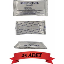 Fresh 25 ADET –soğutucu Jel Tekrar Kullanılabilir 250 ml Poşet | Buz Aküsü | Soğuk Zincir