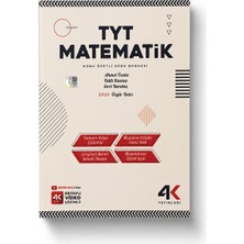 4K Yayınları Tyt Matematik Konu Özetli Soru Bankası | Video Çözümlü Tyt Matematik Kaynağı | Yeni Nesil Sorular | Üniversite Sınavına Hazırlık Kitabı