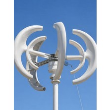 24V Vertical Rüzgar Türbini