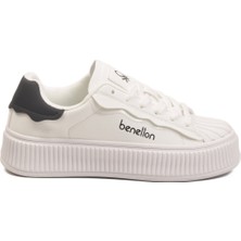 United Colors Of Benetton Beyaz Unisex Spor Ayakkabı BNI-12152 G
