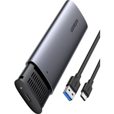 M.2 Sata Ngff SSD USB 3.1 5 Gbps Type-C Gen1 B-Key M+B Key Disk Kutusu - Uzay Grisi