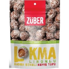 Züber Lokma Limonlu Badem Ezmeli Meyve Topu 96 G (3'li Paket)