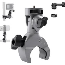 Caplock Süper Kelepçe Motosiklet Alüminyum Alaşımlı Fırça Tutucu INSTA360 X5 Için, Gopro He