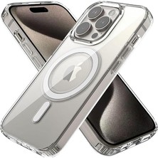 iPhone 7 Plus/8 Plus Magsafe ile Uyumlu Şeffaf, Manyetik Kılıf, Kablosuz Şarj Desteği, Ultra Be