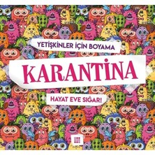 Blueb Karantina-Hayat Eve Sığar!-Yetişkinler Için Boyama