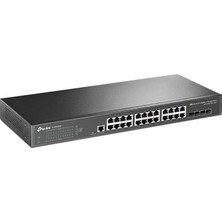 TL-SG3428X, Jetstream 24-Port Gigabit L2+ Managed Switch With 4 10GE Sfp+ Slots