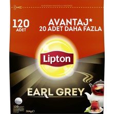 Lipton Earl Grey Demlik Poşet Çay 120'LI  384 G (2'li Paket)