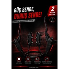 Bisiklet Dünyam Nutt Hidrolik Fren Seti Çift Piston Elektrikli Scooter & Bisiklet Uyumlu