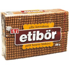 Eti Etibör Çifte Kavrulmuş Bisküvi 400 G (6'li Paket)