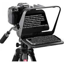 RT02 Tabletler ve Akıllı Telefonlar Için Uzaktan Kumandalı Üniversal Teleprompter