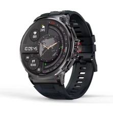 Tastech Sw-80 Erkek Akıllı Saat 1.85 Inç Dokunmatik Kalp Ritmi Monitörü Spor Fitness Takip Cihazı Su Geçirmez Akıllı Saat -Siyah