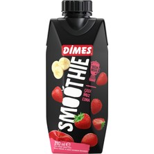 Dimes Kırmızı Smoothie Çilek Muz Elma 310 ml (4'li Paket)