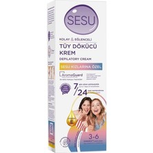 SESU Tüy Dökücü Krem 100 ml Kadınlar İçin Kolay Kullanım Özel Formül
