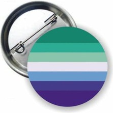 Pride Flag Gay Buton Rozet