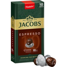 Jacobs Capsule Espresso 10 Intenso 10'lu 52 G (3'li Paket)
