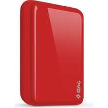 Recharger 10.000MAH Taşınabilir Şarj Aleti / Powerbank - Kırmızı (2BB156K)