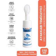 Noxclean Fırçalı Ayakkabı Temizleyici Köpük 150 ml | Pratik Bakım Ürünü