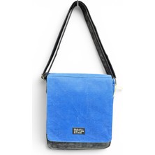 Old Cotton Cargo Bags Dikey Kanvas Omuz Çantası  7112 Western Lacivert