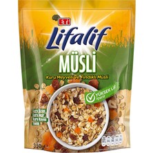 Eti Lifalif Kuru Meyveli ve Fındıklı Müsli 350 G (3'li Paket)