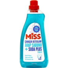 Miss Sıvı Çamaşır Deterjanı Arap Sabunu + Soda Etkili 1.5 L (4'li Paket)