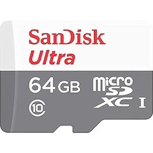 Ultra SDSQUNR-064G-GN3MN Class 10 Uhs-I 64 GB Micro Sd Kart