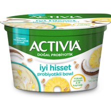 Activia Iyi Hisset Ananaslı Hindistan Cevizli Yulaflı Probiyotikli Bowl  150 G (6'li Paket)