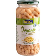 Burcu Organik Haşlanmış Fasulye 600 G (4'li Paket)